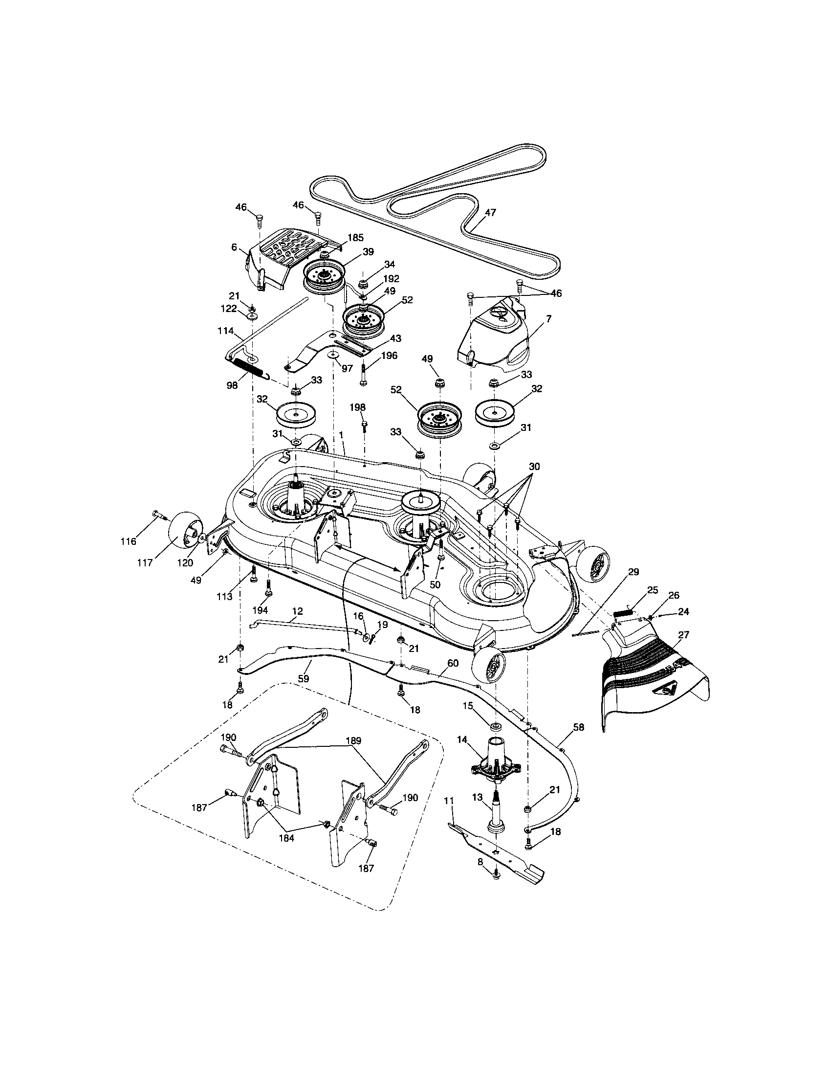 Mower deck