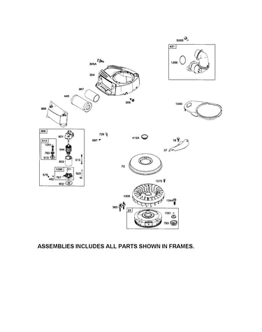 Starter motor/flywheel