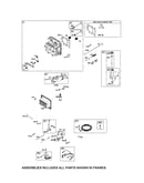 Head-cylinder/alternator/dipstick
