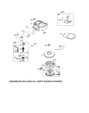 Motor starter/flywheel