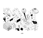 Craftsman 917370770 engine/housing/handle diagram