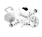 Craftsman 917371623 drive control/gear case/wheels diagram