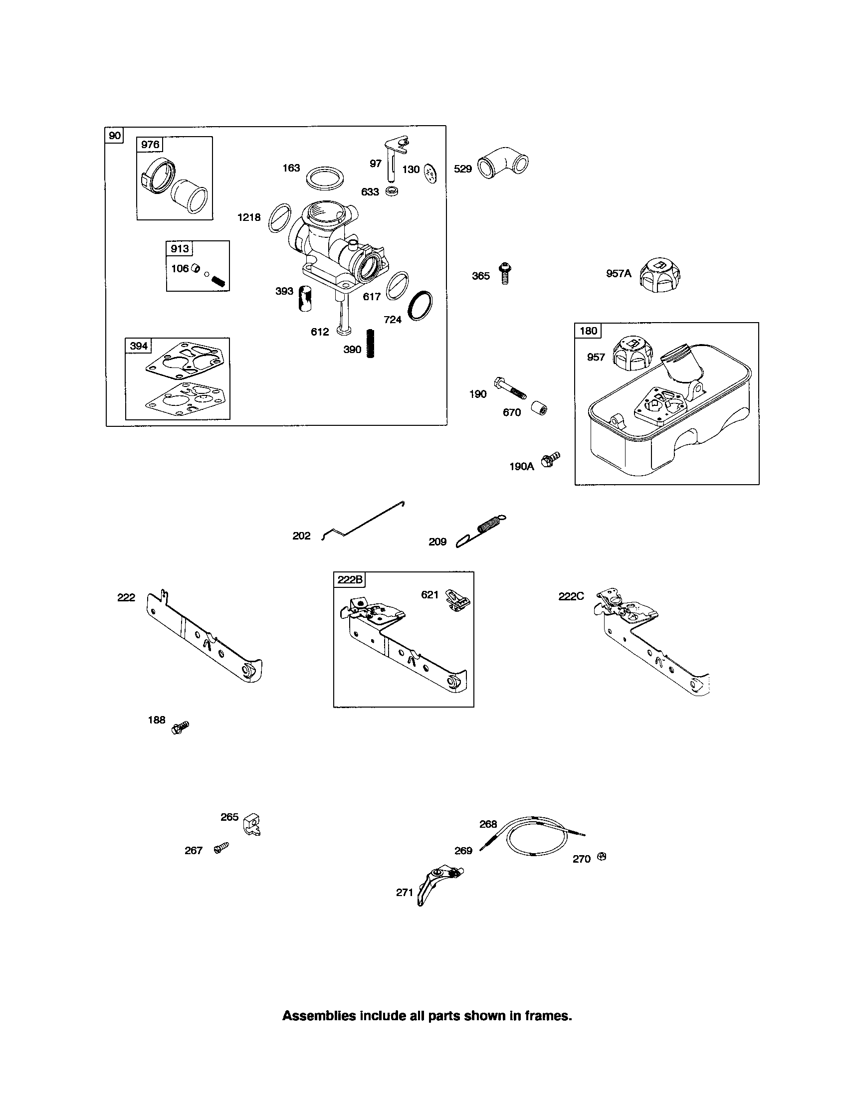 CARBURETOR/FUEL TANK