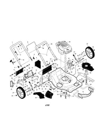 Engine/housing/handle