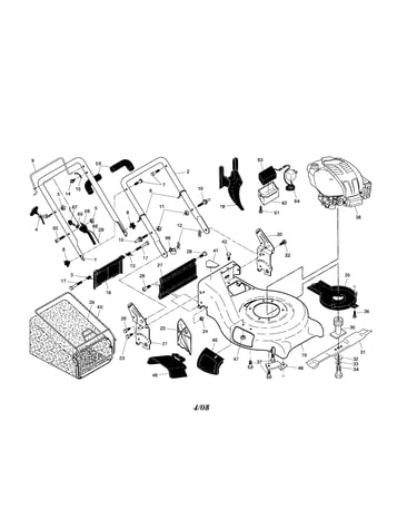 Engine/housing/handle