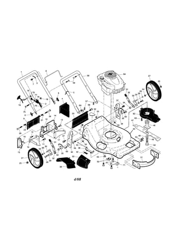 Engine/housing/handle