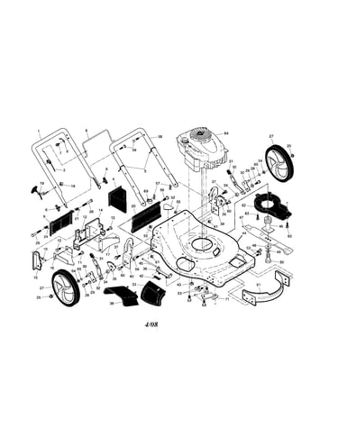 Engine/housing/handle