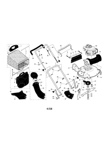 Engine/housing/handle