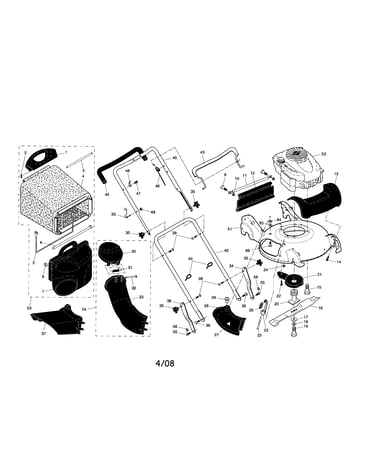 Engine/housing/handle