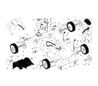 Craftsman 917377012 drive control/gear case/wheels diagram