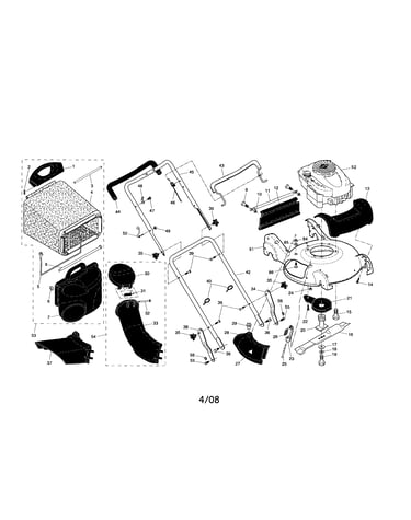 Engine/housing/handle