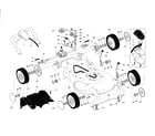 Craftsman 917377013 drive control/gear case/wheels diagram