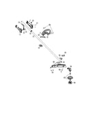Driveshaft/handle/shield