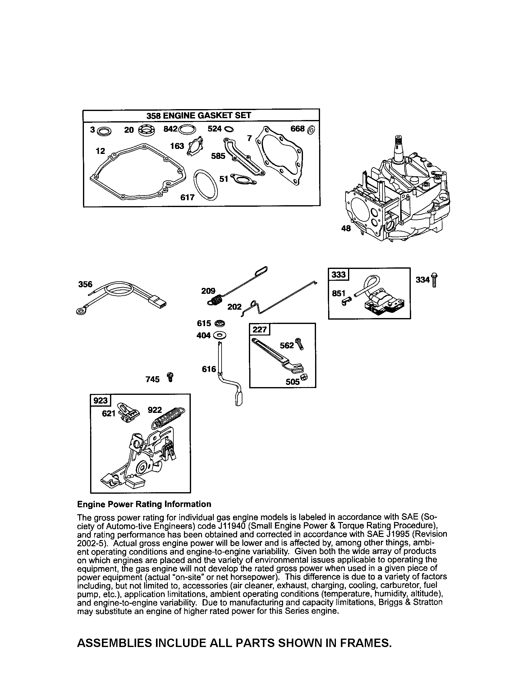 Short block/armature-magneto