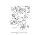 Briggs & Stratton 126L02-0675-F1 cylinder/crankshaft/sump diagram