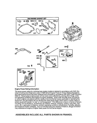 Short block/brake