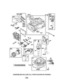 Cylinder/crankshaft/sump