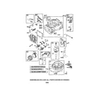 Briggs & Stratton 126T05-0678-B1 cylinder/crankshaft/sump diagram