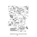 Craftsman 917376470 cylinder/crankshaft/sump diagram