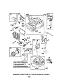 Cylinder/crankshaft/sump