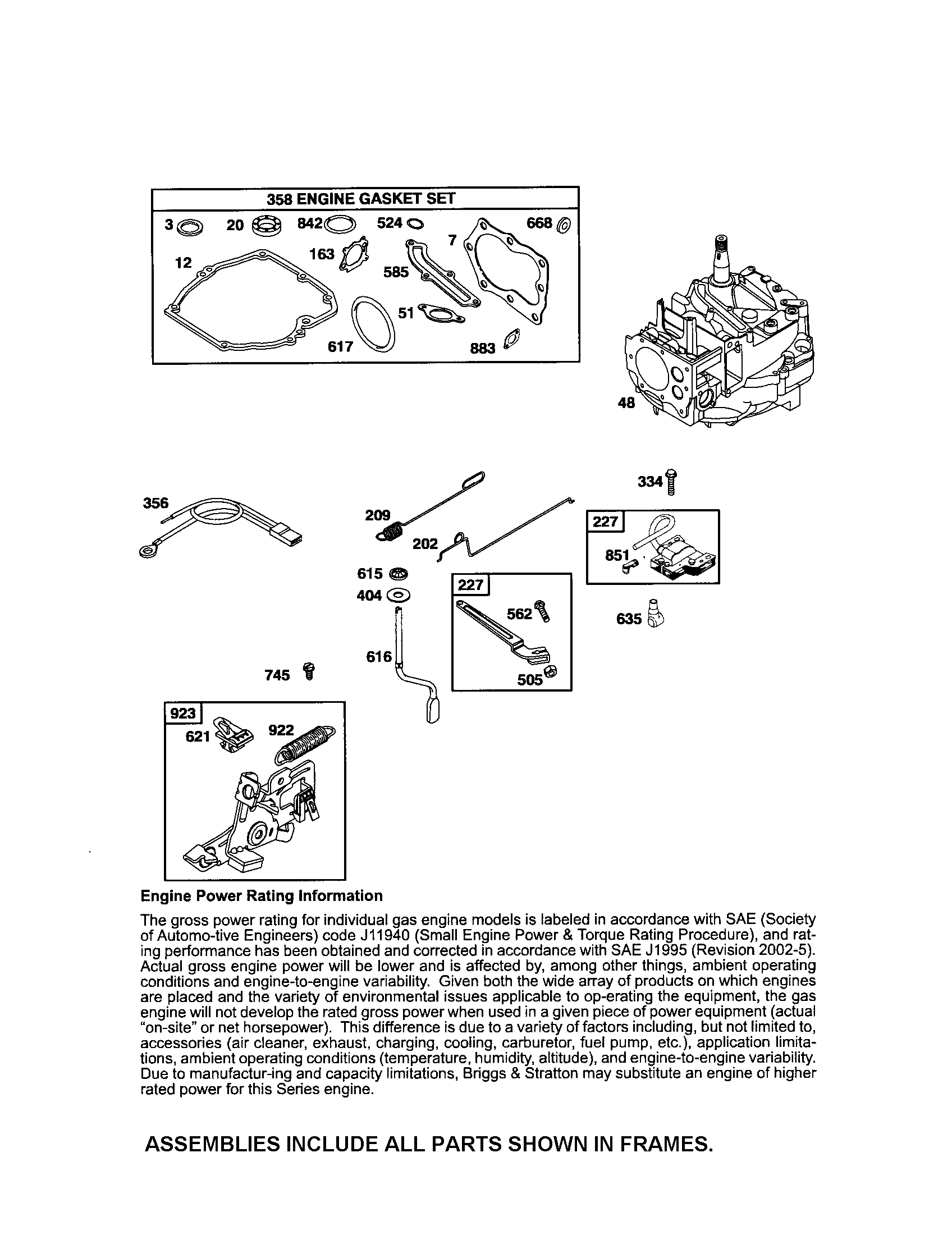 Short block/brake