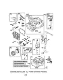 Cylinder/crankshaft/sump