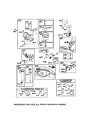 Carburetor/fuel tank/dipstick