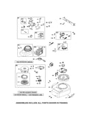 Carburetor/rewind starter