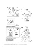 Carburetor/rewind starter