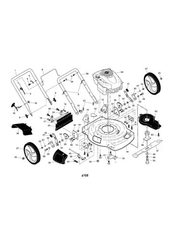Engine/housing/handle