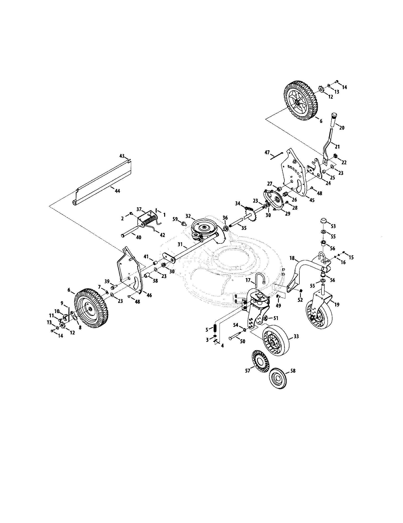 Tranmission/wheels