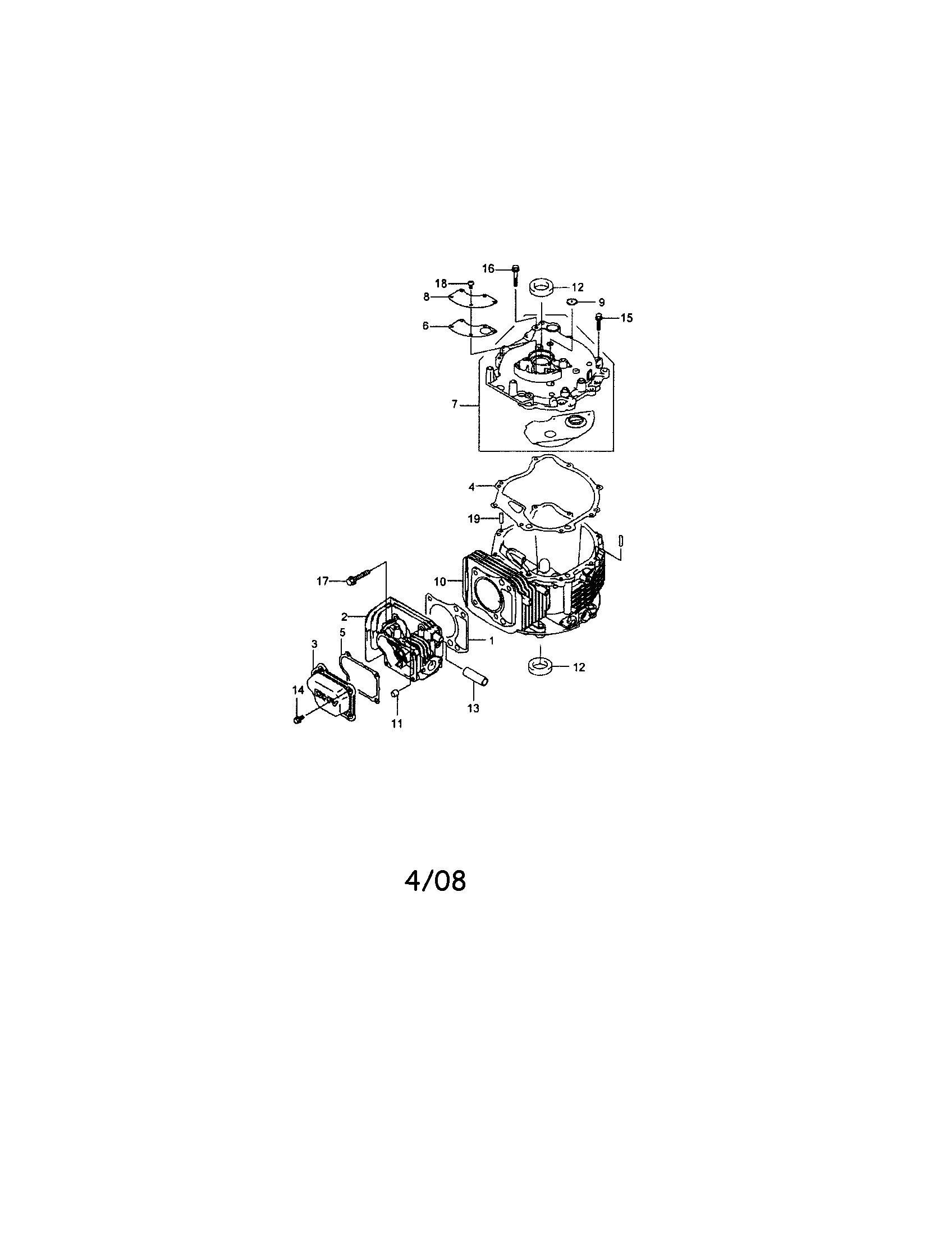 Cylinder/crankcase
