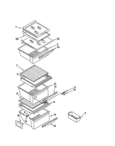 Refrigerator shelf