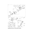 Briggs & Stratton 12S605-0607-E1 head-cylinder/air cleaner diagram
