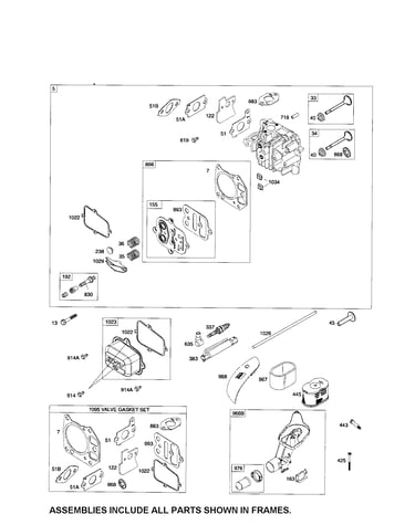 Head-cylinder/air cleaner