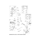Briggs & Stratton 12S605-0607-E1 carburetor/armature-magneto diagram