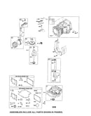 Cylinder/crankshaft/dipstick