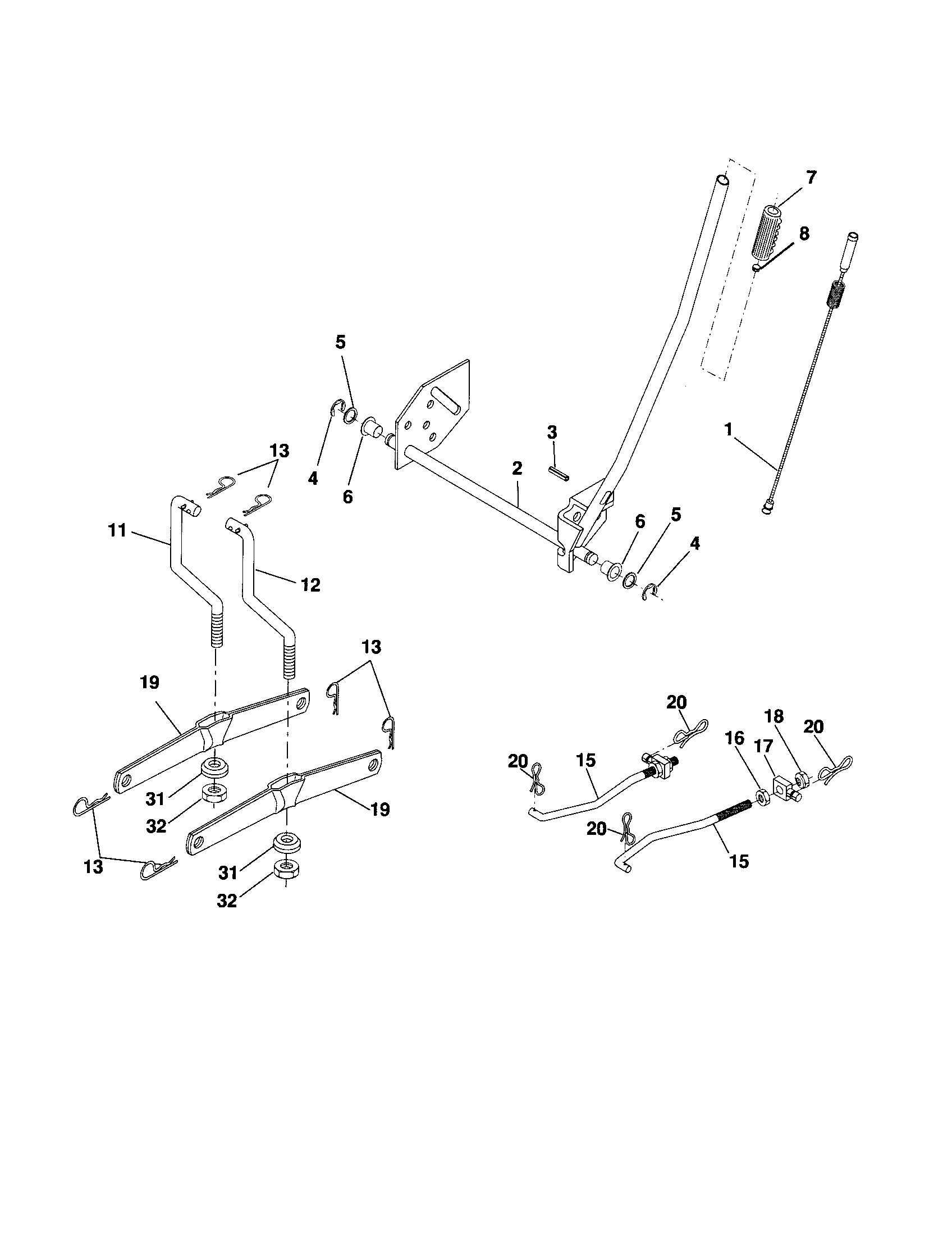 Mower lift