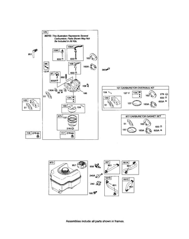 Carburetor/fuel tank