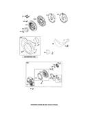 Blower housing/rewind starter