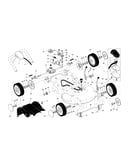 Gear case/drive control/wheels
