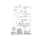 Poulan PD15538LT schematic diagram-tractor diagram
