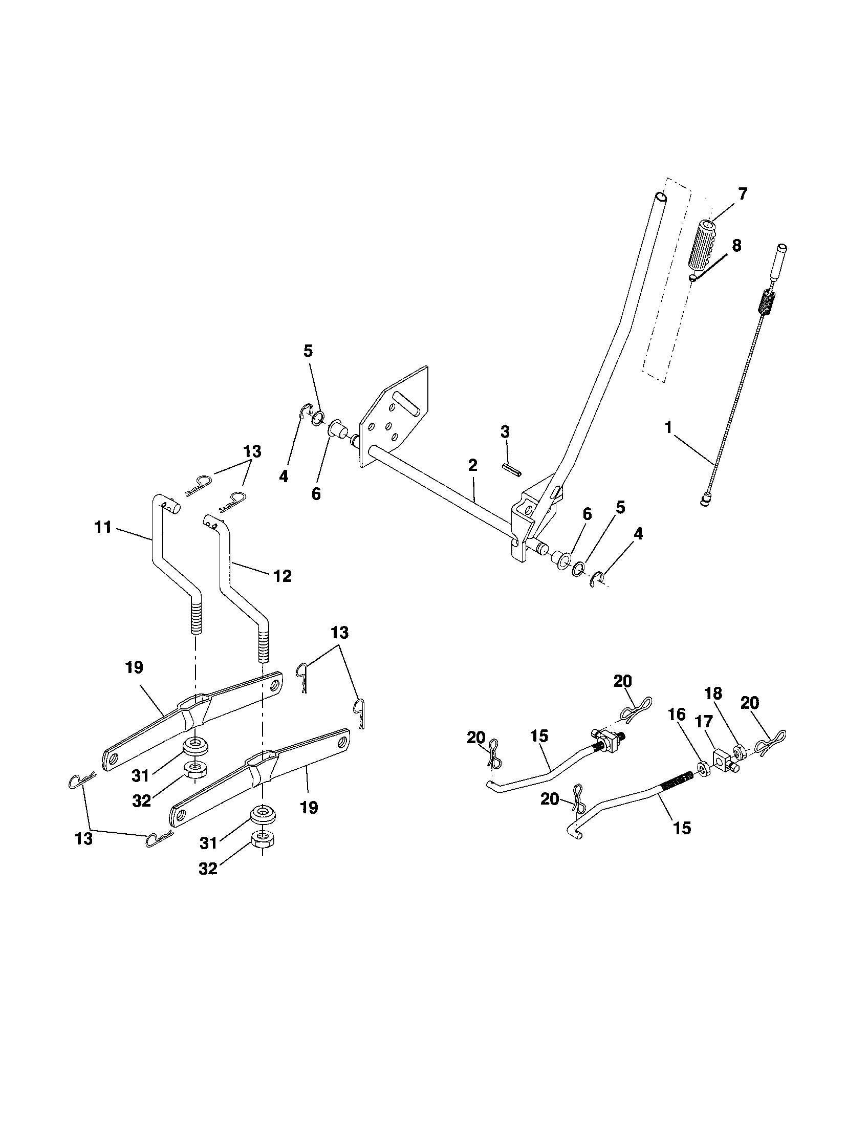 Mower lift