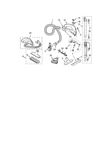 Hose and attachment