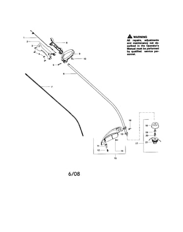 Driveshaft/handle/shield