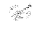 Poulan 2900 TYPE 1-2 chassis/bar/handle diagram