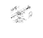Poulan 295 TYPE 4 chassis/bar/handle diagram