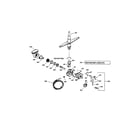 Kenmore 36314489100 motor-pump mechanism diagram