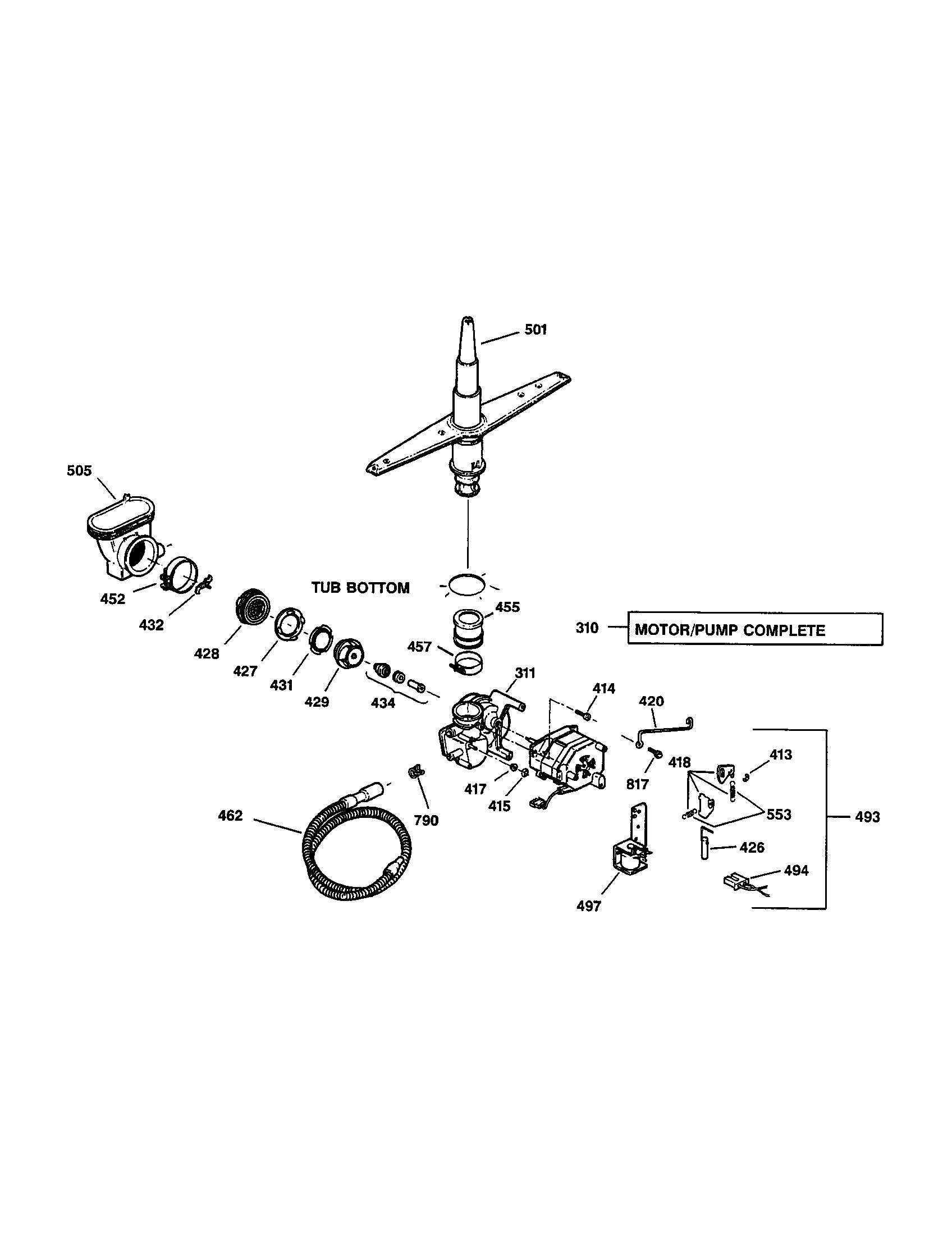 Motor-pump mechanism