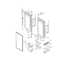 Kenmore Elite 59676593702 refrigerator door diagram